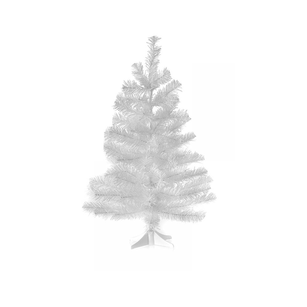 Χριστουγεννιάτικο Δεντράκι PVC Λευκό Super Colorado 60 εκ με Πλαστική Βάση iliadis 17224 - 