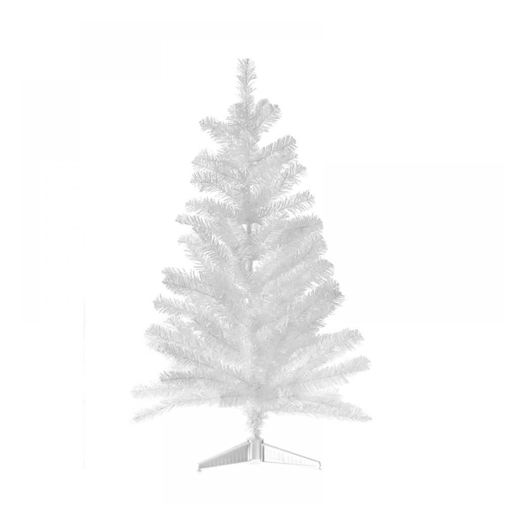 Χριστουγεννιάτικο Δεντράκι PVC Λευκό Super Colorado 90 εκ με Πλαστική Βάση iliadis 17225 - 