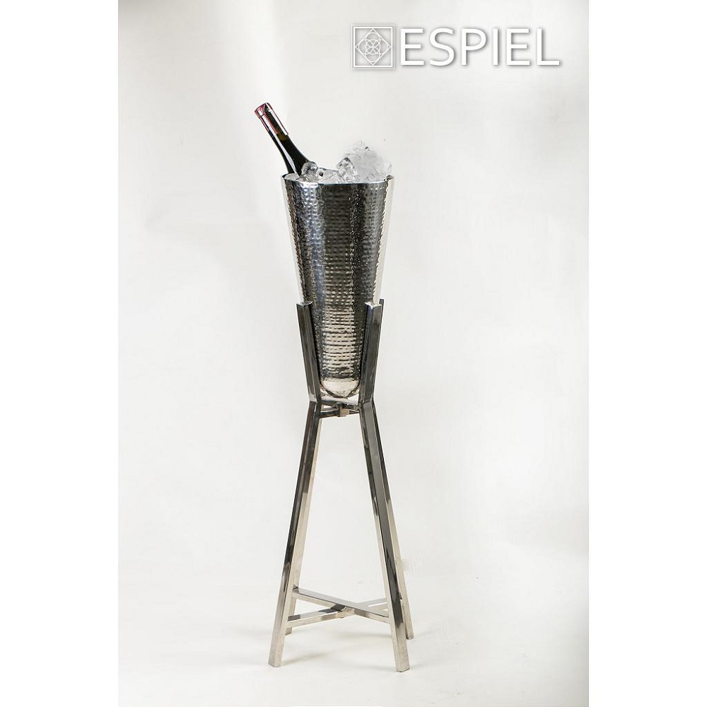 Σαμπανιέρα Ανοξείδωτη Με Stand Φ31xH90cm Espiel GET305 - 2