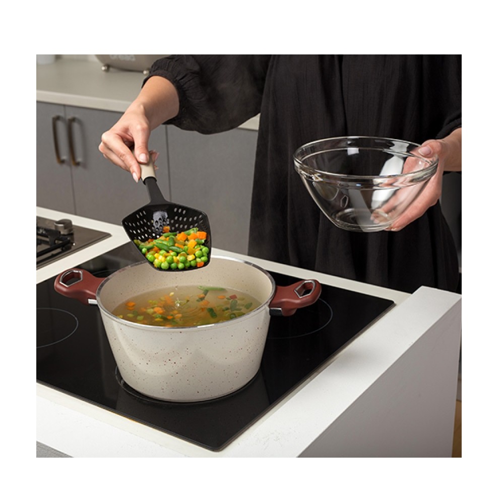 Κουτάλα - Στραγγιστήρι Ζυμαρικών Νάιλον 35cm Misty Nava 10-111-012 - 4