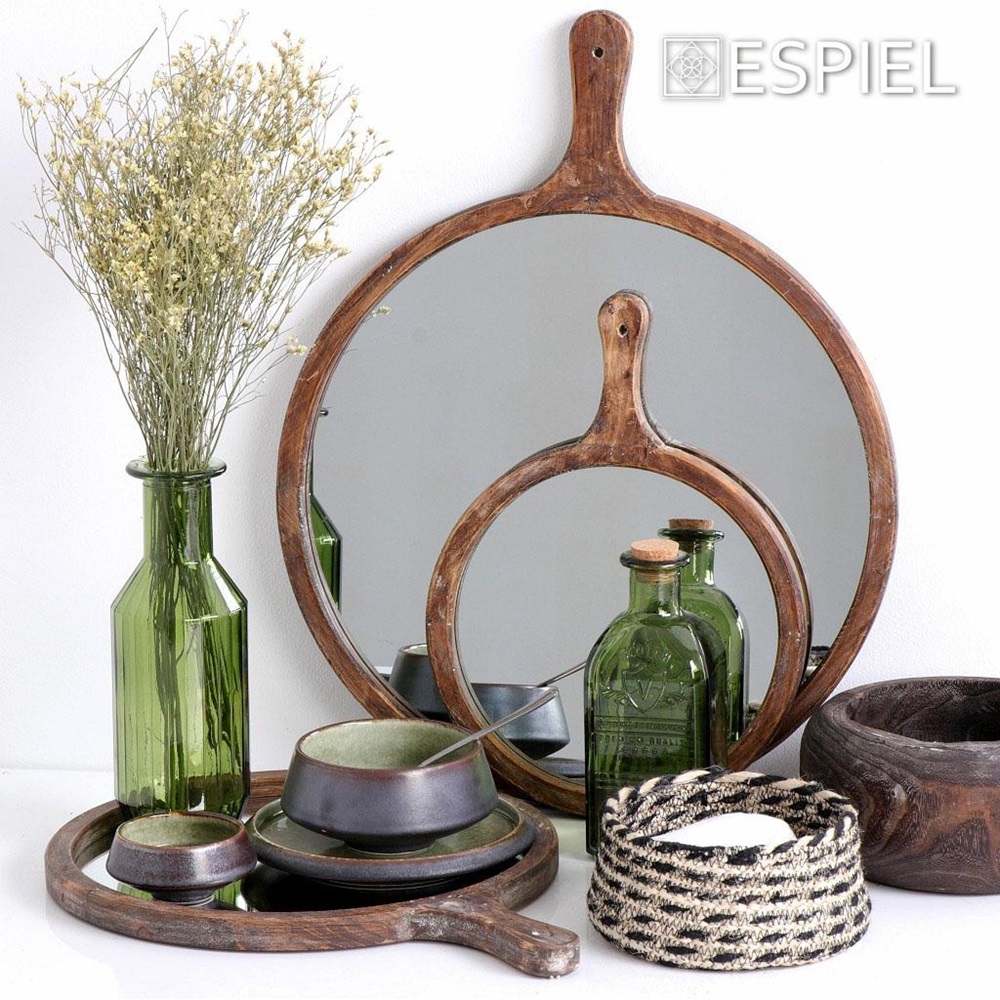 Μπολ Πορσελάνης Κωνικό Πράσινο - Καφέ Φ15xH7cm Pebble Espiel GMT103 - 2