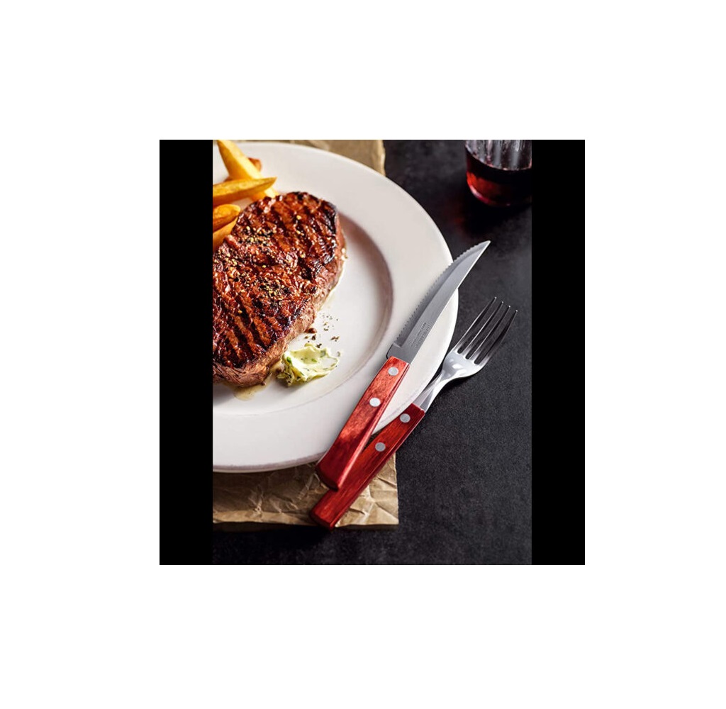 Μαχαίρι Steak Ανοξείδωτο 12,5cm Polywood Tramontina 21199/764 - 2