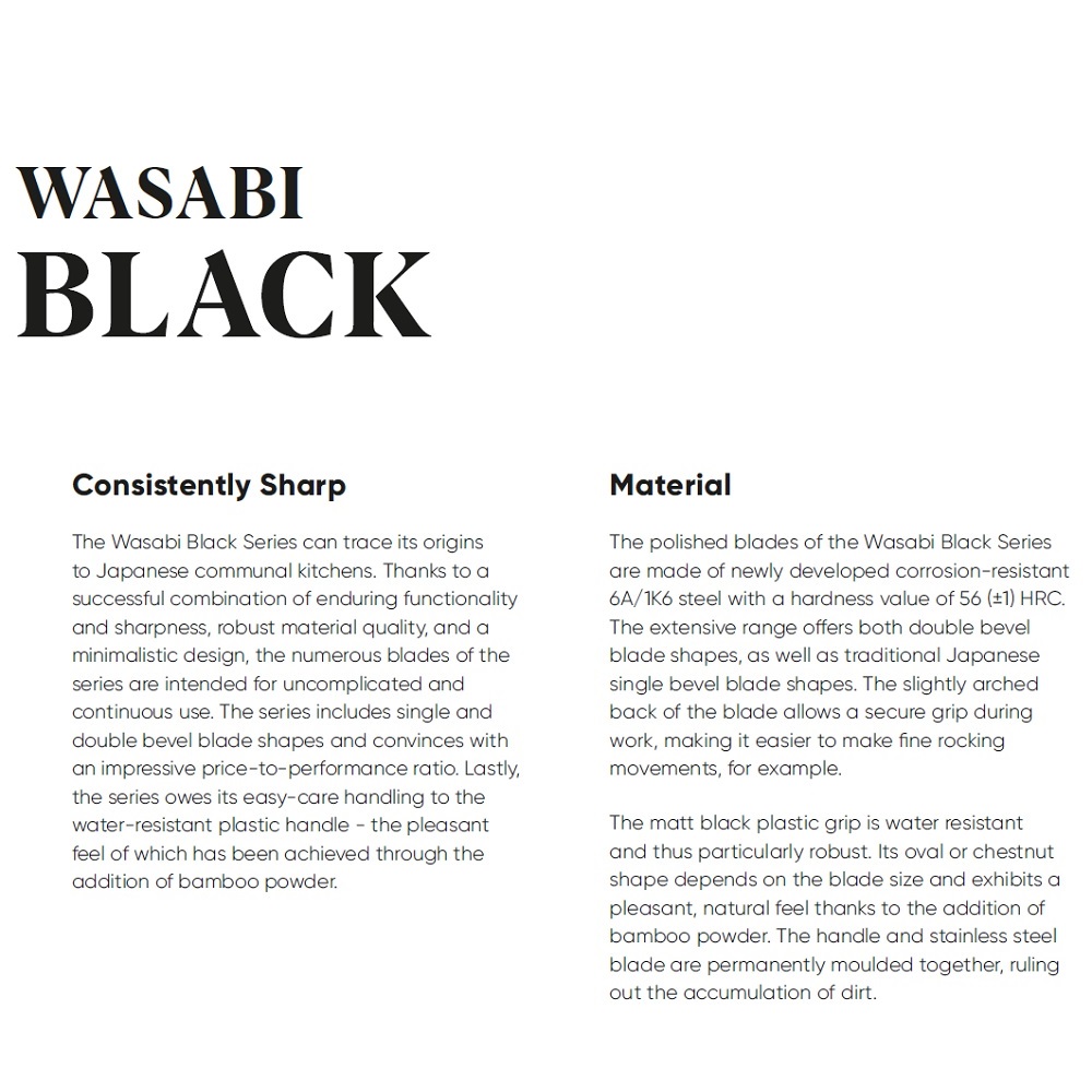 Μαχαίρι Yanagiba 21cm Wasabi Black Kai 6721Y - 4