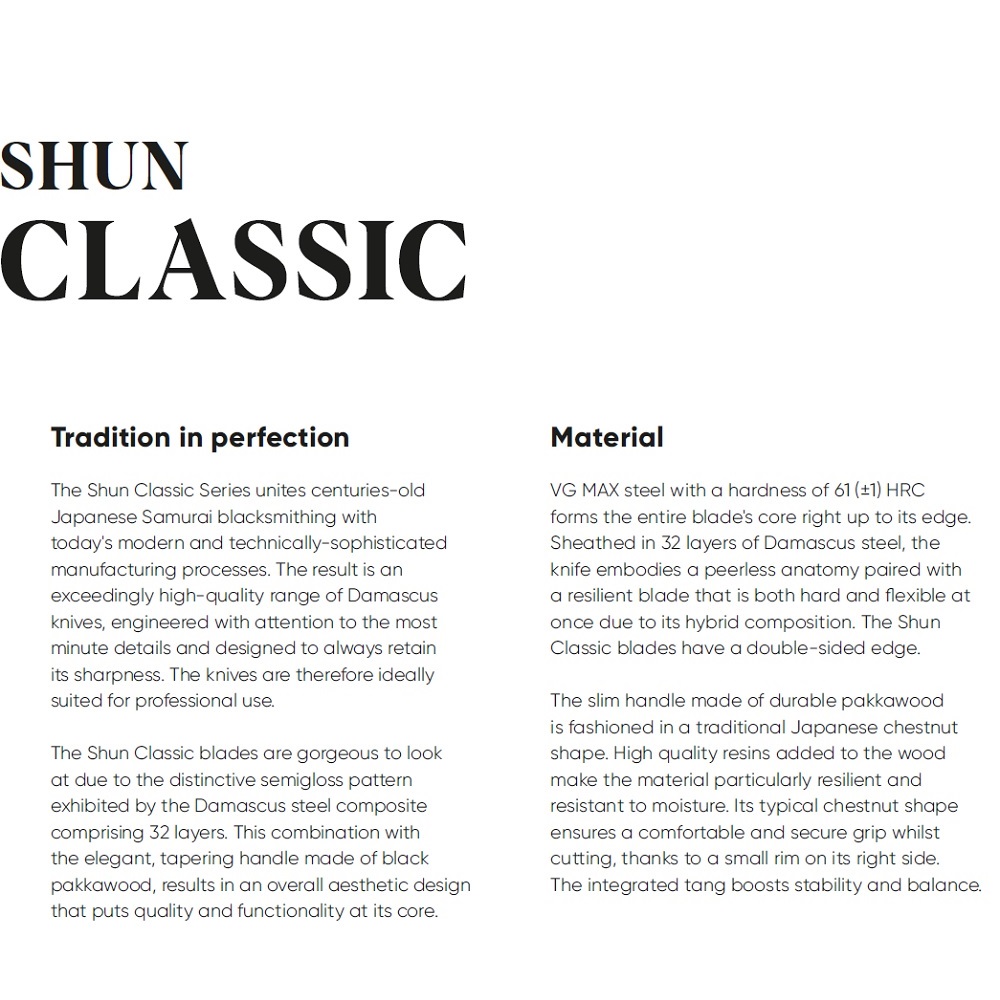 Μαχαίρι Γενικής Χρήσης Πριονωτό 15cm Shun Classic Kai DM-0722 - 5