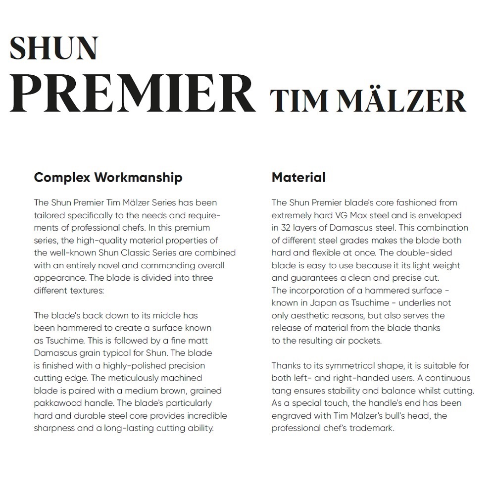 Μαχαίρι Γενικής Χρήσης - Παπαγαλάκι 5cm Shun Premier Tim Mälzer Kai TDM-1715 - 5