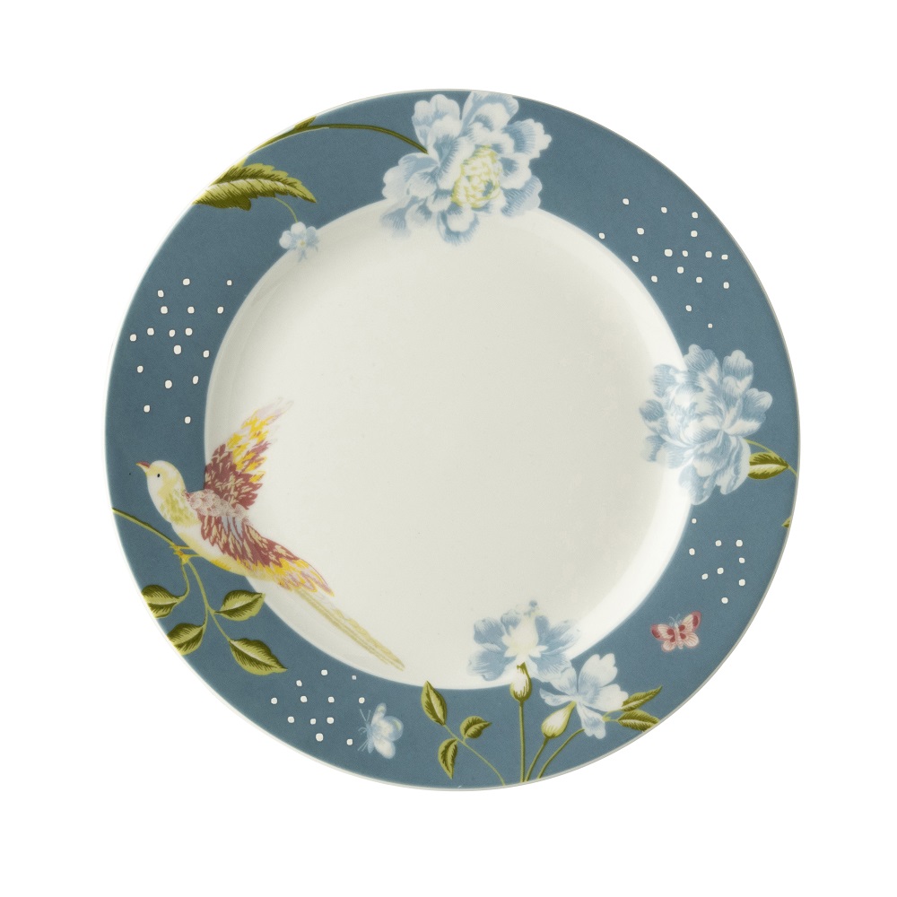Πιάτο Ρηχό Πορσελάνης Στρογγυλό Φ18cm Seaspray Uni Heritage Laura Ashley LA180436 - 1