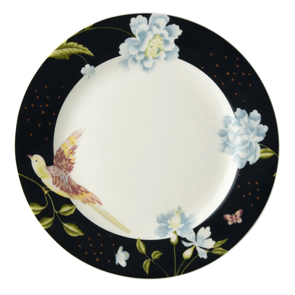 Πιάτο Ρηχό Πορσελάνης Στρογγυλό Φ18cm Midnight Uni Heritage Laura Ashley LA180437 - 1
