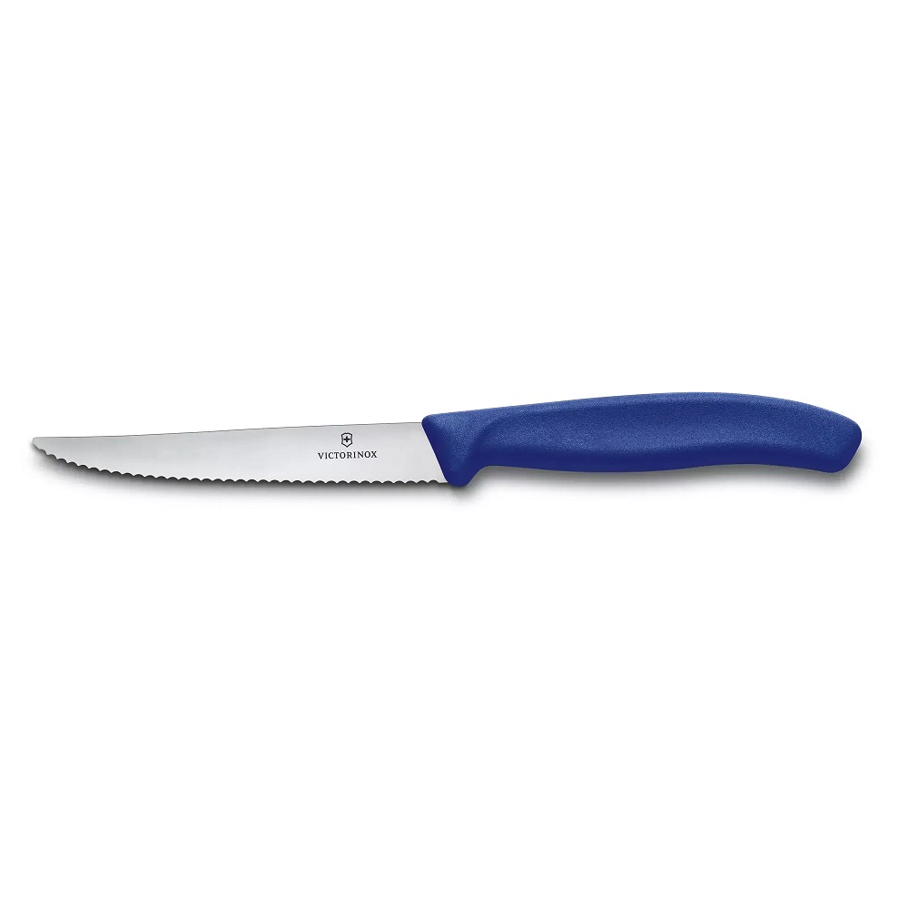 Μαχαίρι Steak Οδοντωτό 11cm Ανοξείδωτο Μπλε Λαβή PP Swiss Classic Victorinox 6.7232 - 