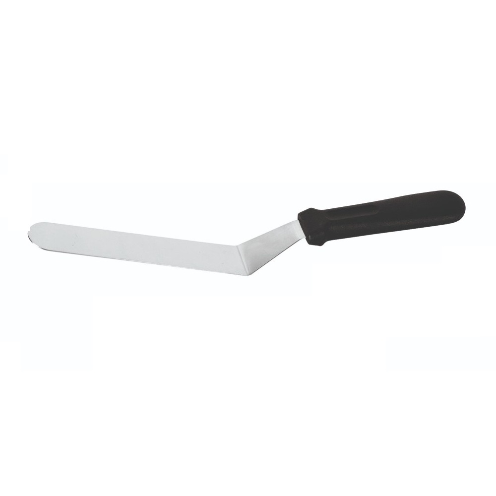 Παλέτα Ζαχαροπλαστικής Offset Ανοξείδωτη 19x3,2cm Με Μαύρη Λαβή PP GTSA 39-7571 - 
