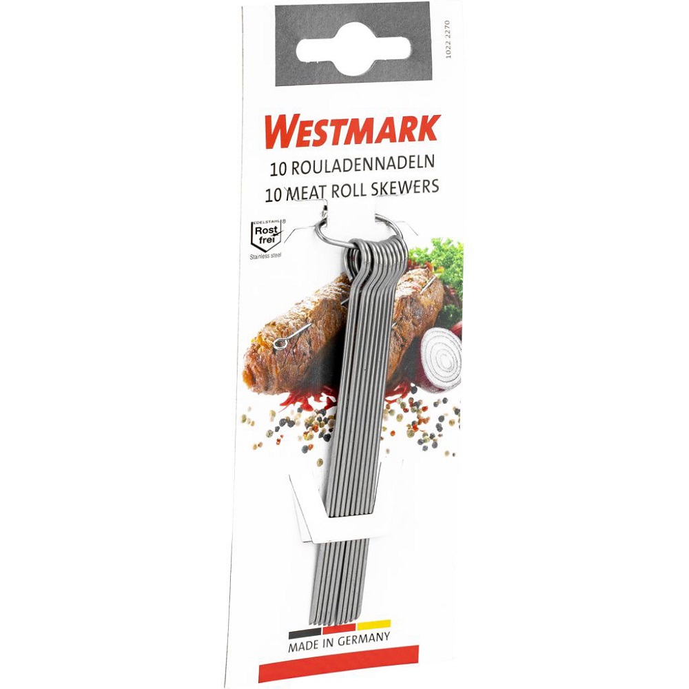 Σουβλάκια 10x1xH0,1cm Ανοξείδωτα Σετ 10 τμχ Westmark 041.1022 - 5