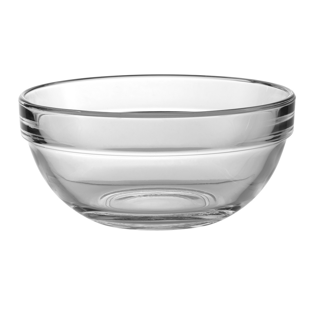 Μπολάκι Γυάλινο Διάφανο Στοιβαζόμενο Ø14xH6,4cm Uniglass 58126 - 1