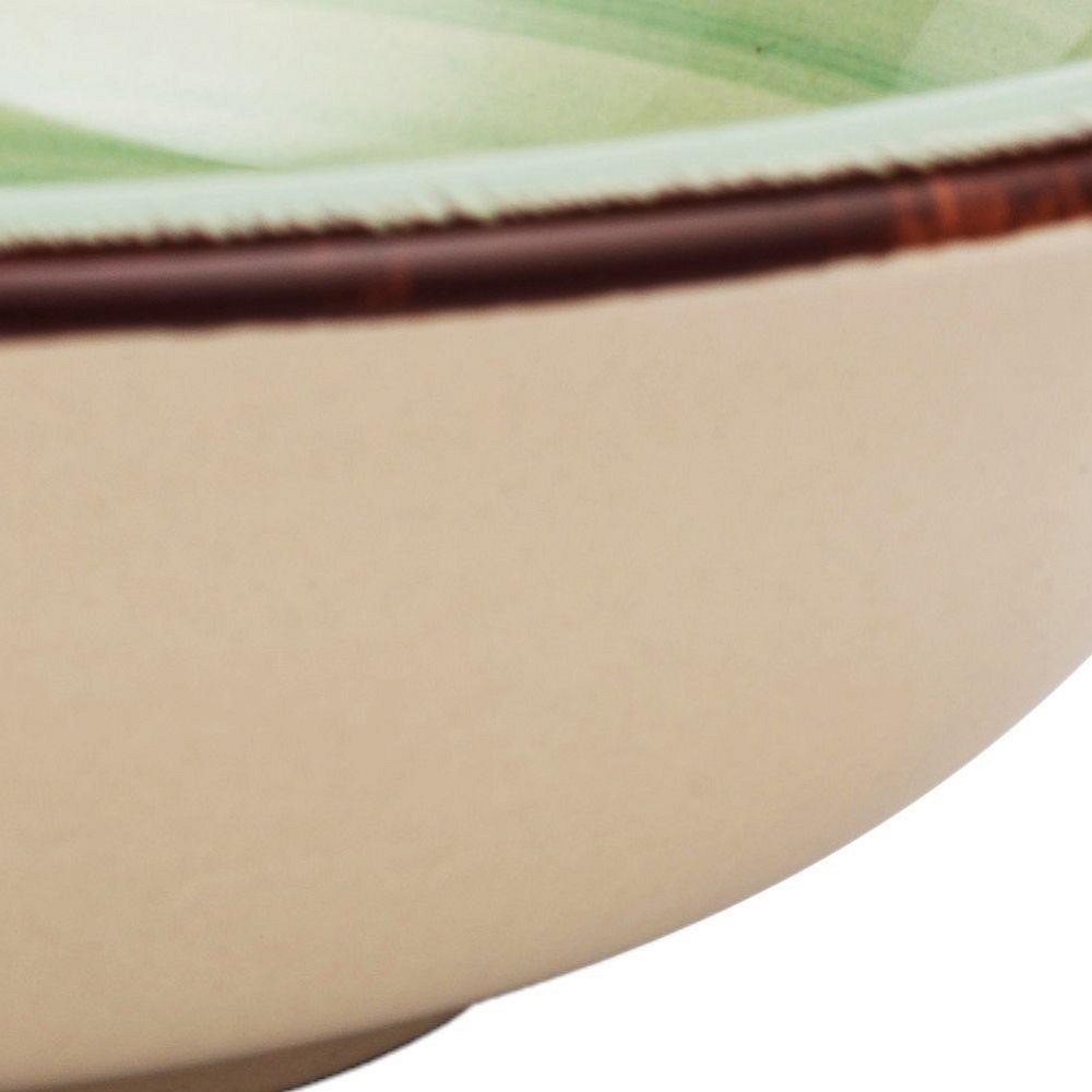 Πιάτο Βαθύ Σούπας Stoneware Φ22cm 900ml Lines Oil Green Nava 10-099-203 - 2