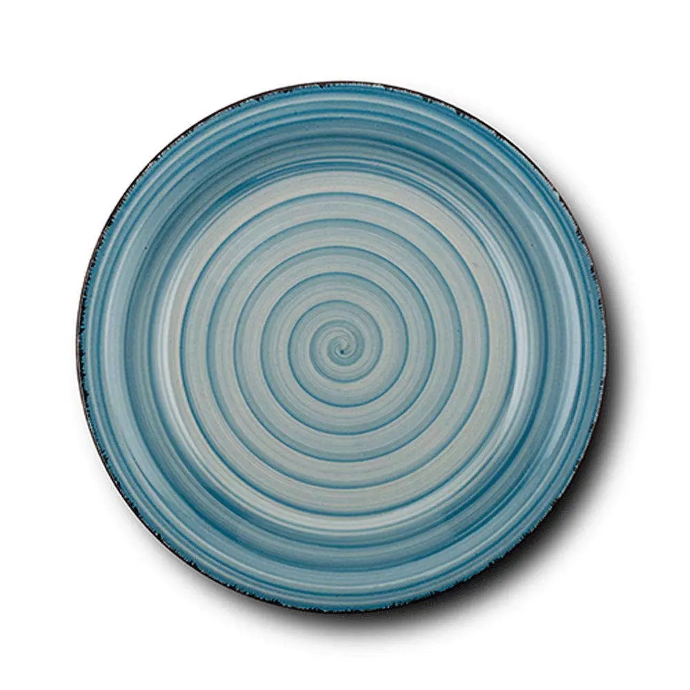Πιάτο Ρηχό Φρούτου Stoneware Φ19,5cm Lines Faded Blue Nava 10-099-222 - 1