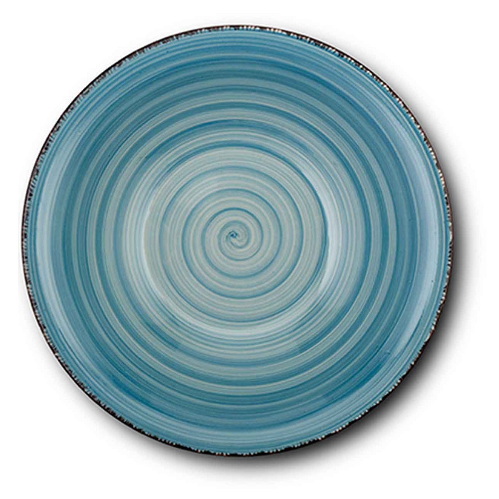 Πιάτο Βαθύ Σούπας Stoneware Φ22cm 900ml Lines Faded Blue Nava 10-099-223 - 2