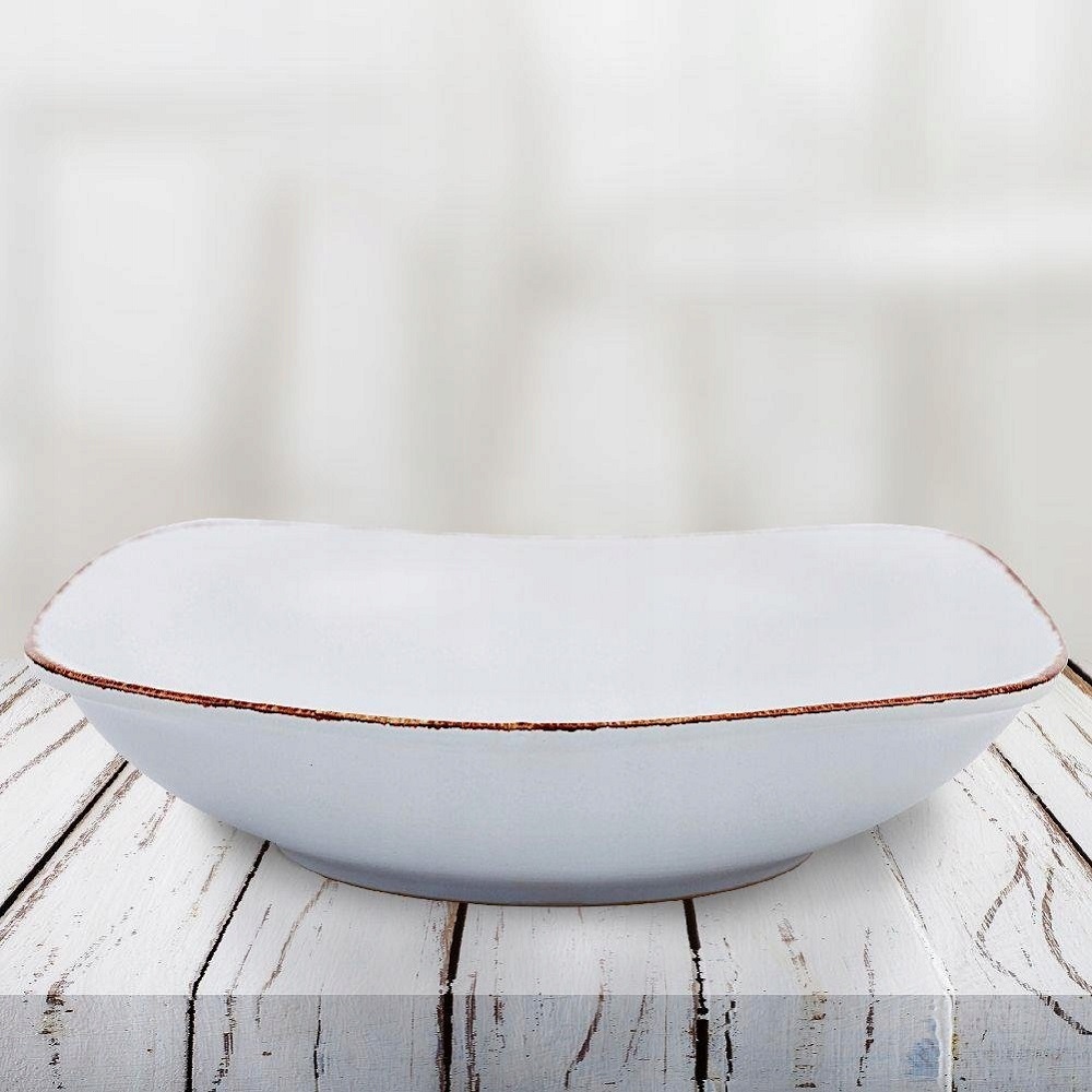 Πιάτο Βαθύ Σούπας Stoneware 22,5xH5,5cm 1Lt White Sugar Nava 10-099-233 - 4
