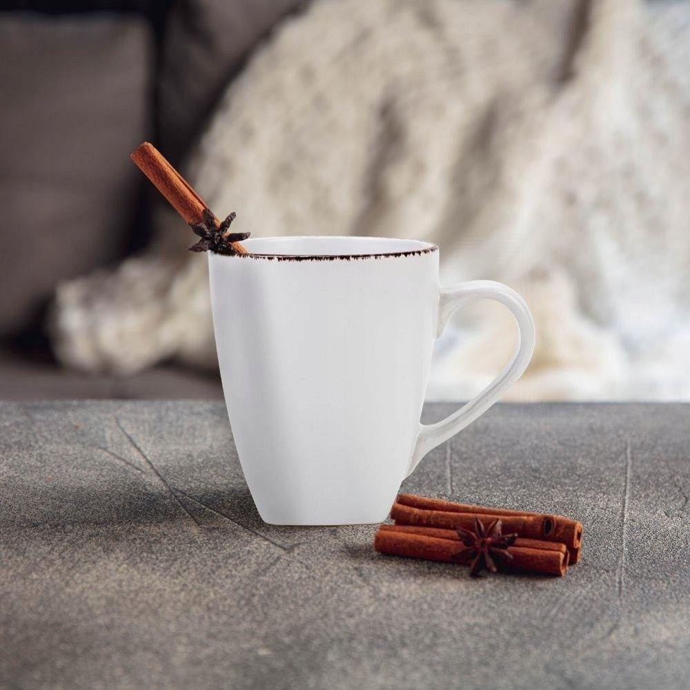 Κούπα Stoneware 300ml 13x9xH11,3cm White Sugar Nava 10-099-235 - 4