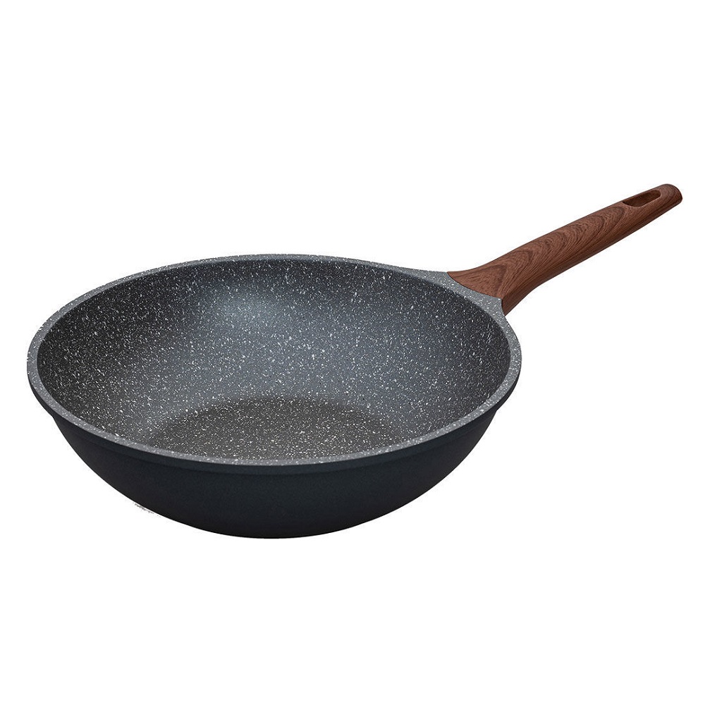 Γουοκ-Wok Χυτού Αλουμινίου Αντικολλητικό Φ28cm Stone εstia Home Art 01-1223 - 