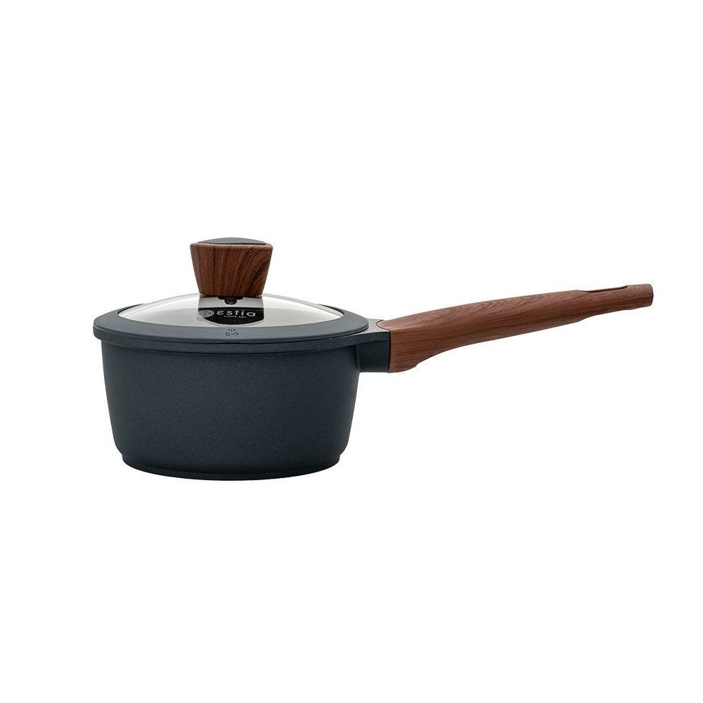 Κατσαρολάκι-Γαλατιέρα Χυτού Αλουμινίου Αντικολλητική 1,4Lt Φ16cm Stone εstia Home Art 01-2411 - 2