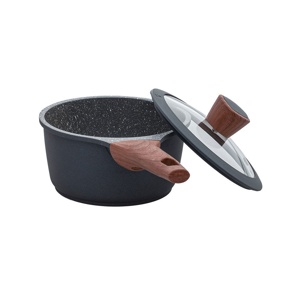 Κατσαρολάκι-Γαλατιέρα Χυτού Αλουμινίου Αντικολλητική 1,4Lt Φ16cm Stone εstia Home Art 01-2411 - 3