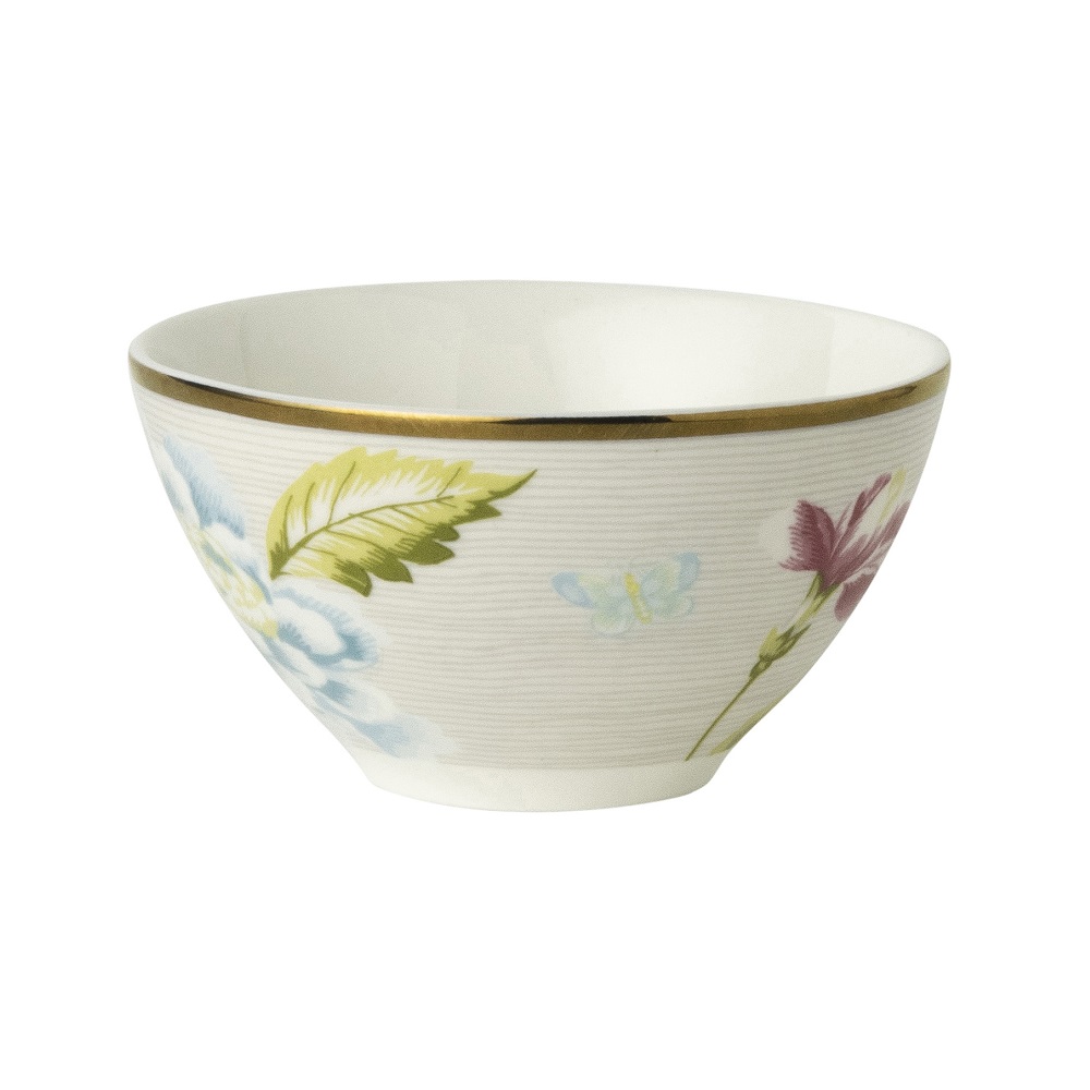 Μπολάκι Πορσελάνης Στρογγυλό Φ9xH4,7cm 150ml Cobblestone Pinstripe Heritage Laura Ashley LA180514 - 2