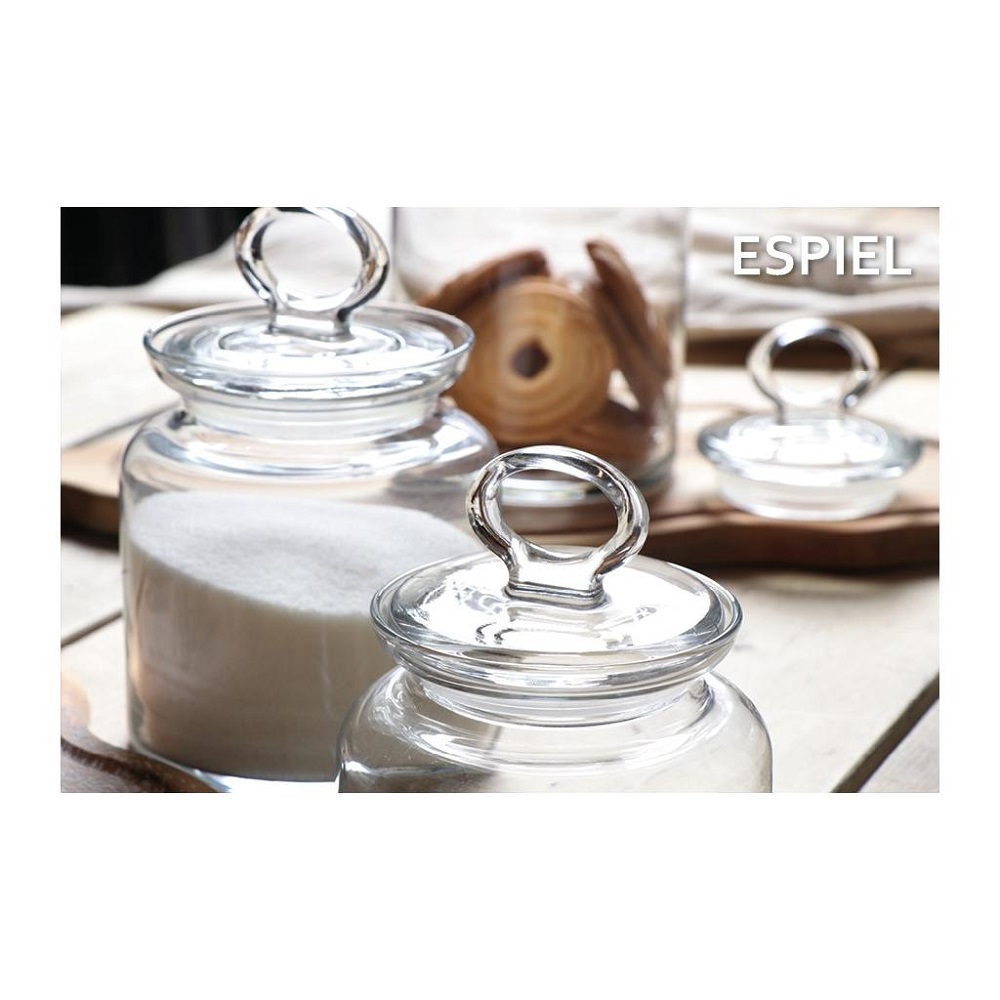 Βάζο Γυάλινο 500ml Με Καπάκι Φ13,6xH11,8cm Kitchen Pasabahce SP98863 - 4