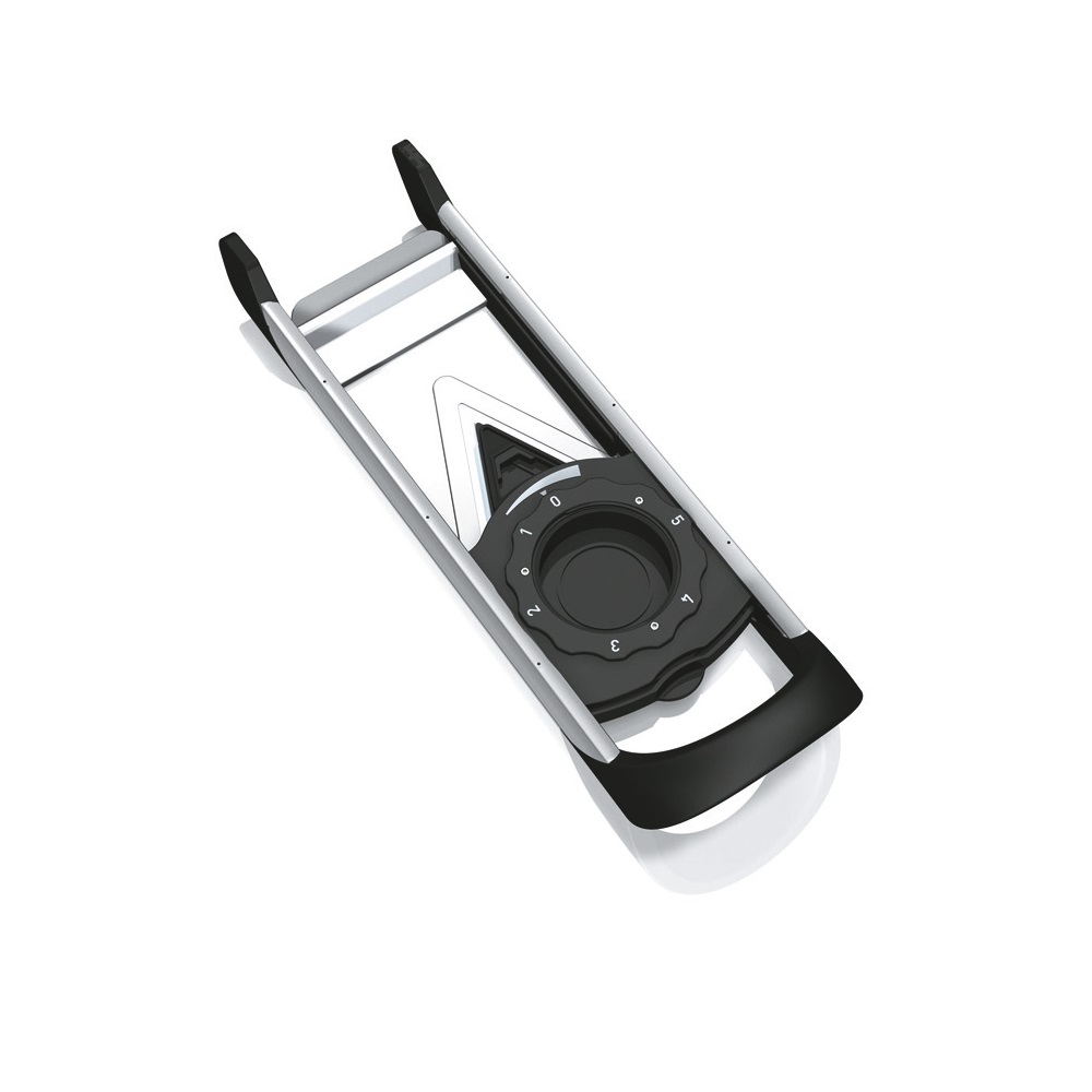 Μαντολίνο Λαχανικών V-Slicer Ρυθμιζόμενο Ανοξείδωτο Με 3 Λεπίδες Violino Gefu 55700 - 2