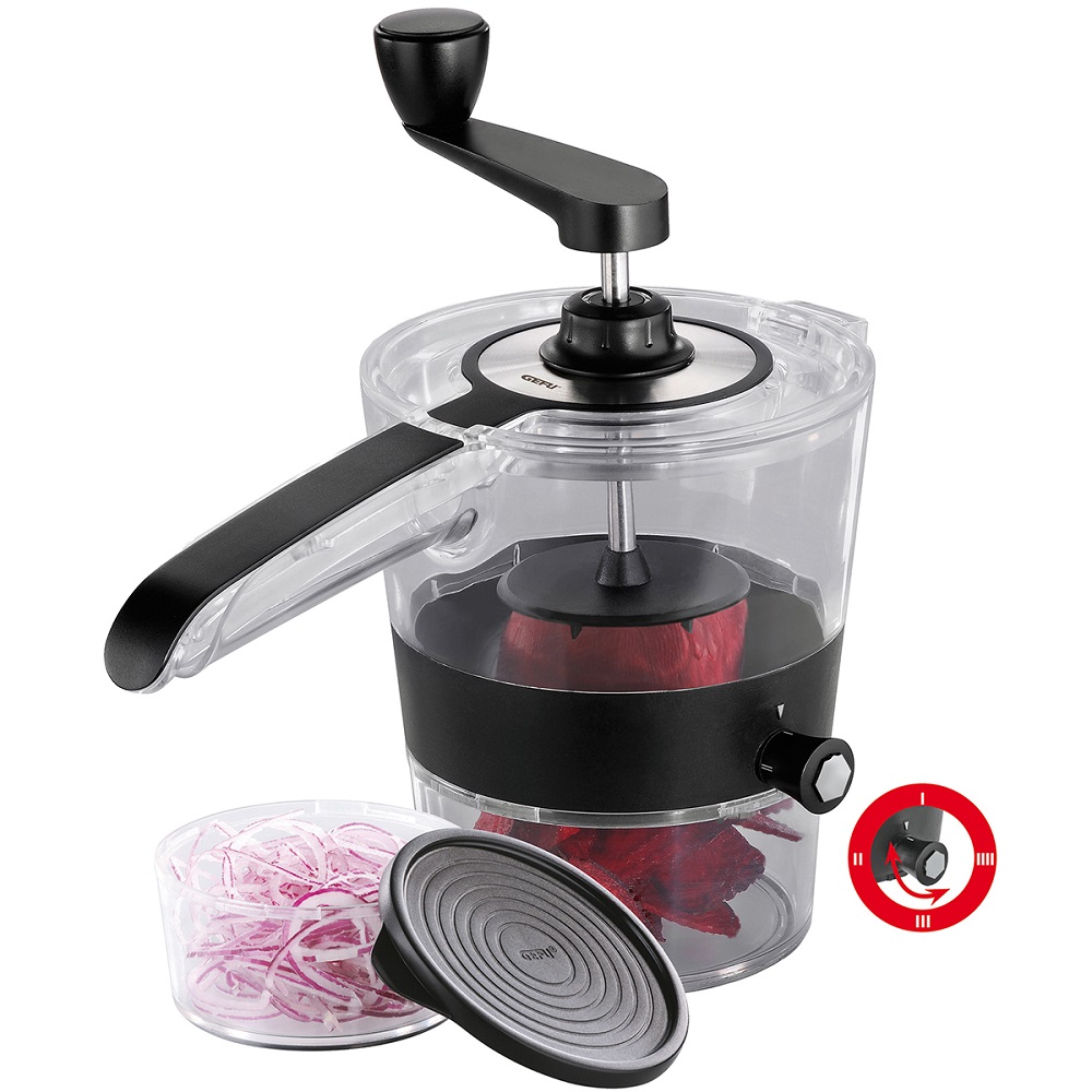 Μηχανικός Κόπτης Λαχανικών Σπιράλ Ø14,8cm 400ml Ανοξείδωτος Spiraflix Gefu 13410 - 1