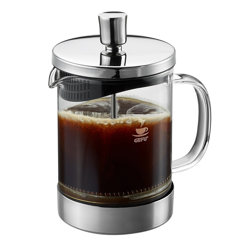 Καφετιέρα Φίλτρου Με Πρέσα 600ml Γυάλινη/Ανοξείδωτη Diego Gefu 16181 - 