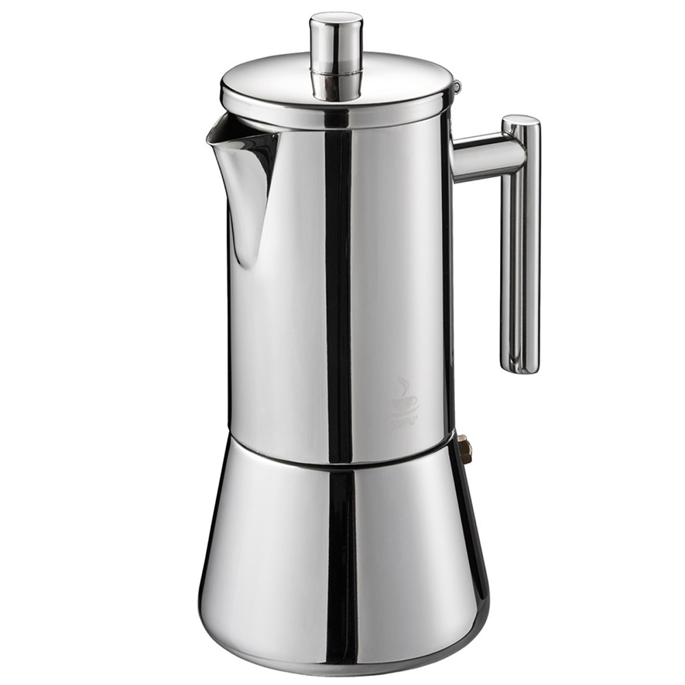 Μπρίκι-Παρασκευαστής Espresso 6Cups Ανοξείδωτος Nando Gefu 16390 - 