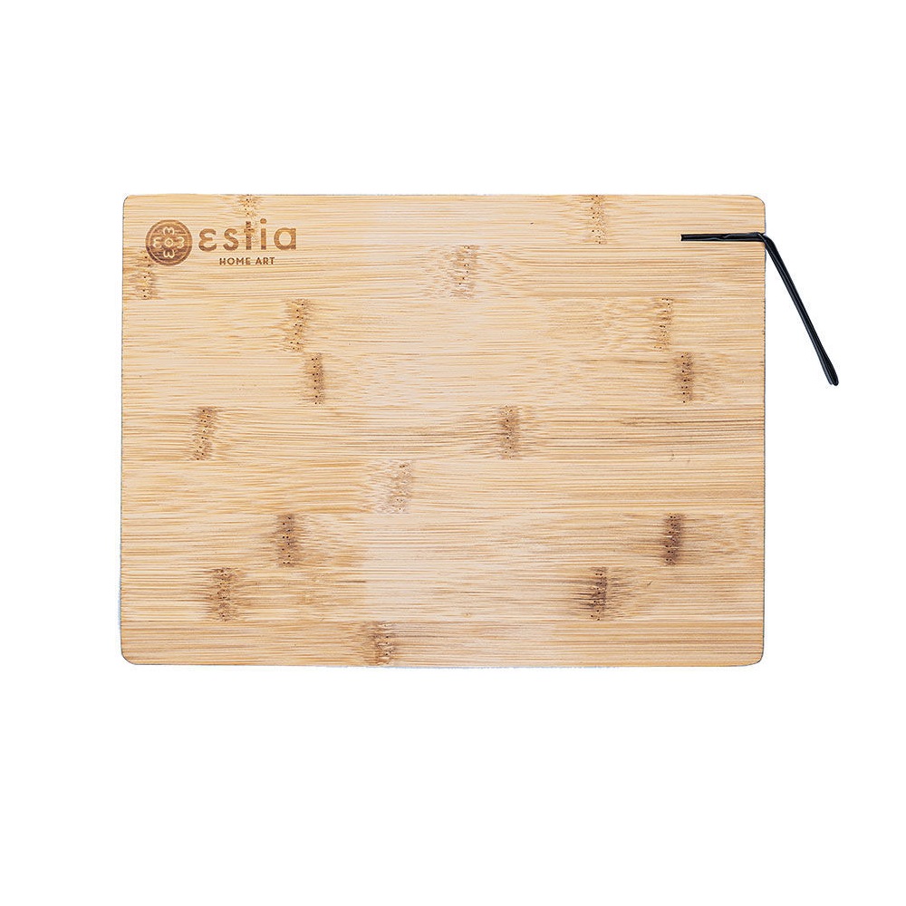 Επιφάνεια Κοπής Bamboo 33x24cm Με Λουράκι Essentials εstia Home Art 01-9175 - 1