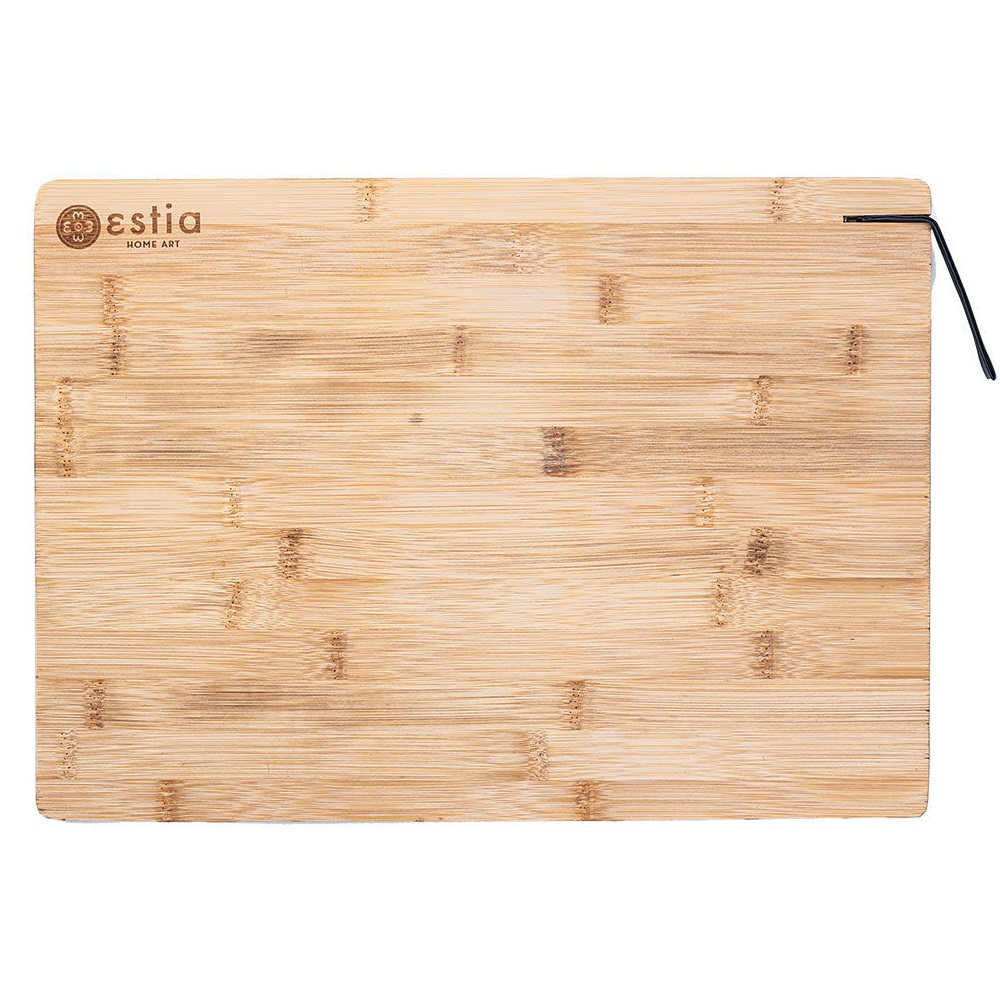 Επιφάνεια Κοπής Bamboo 39x28cm Με Λουράκι Essentials εstia Home Art 01-9182 - 1