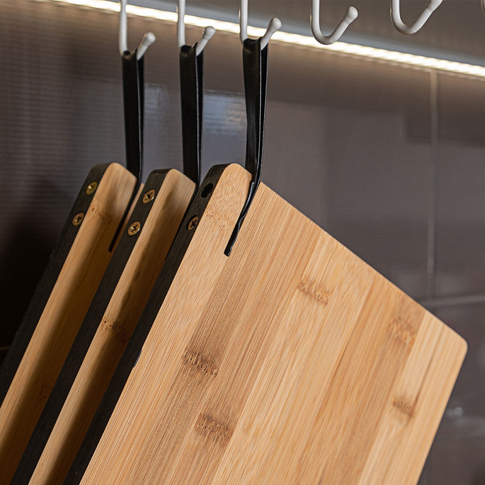 Επιφάνεια Κοπής Bamboo 39x28cm Με Λουράκι Essentials εstia Home Art 01-9182 - 3