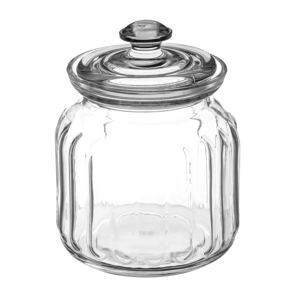 Βάζο Γυάλινο 900ml Με Καπάκι Φ10,2xH15,2cm Viva Pasabahce SP96374G1 - 1