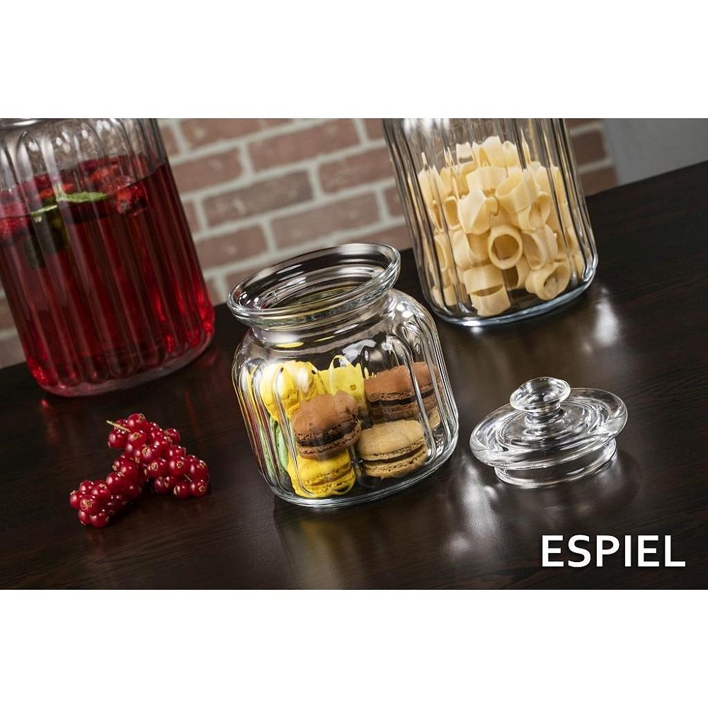 Βάζο Γυάλινο 900ml Με Καπάκι Φ10,2xH15,2cm Viva Pasabahce SP96374G1 - 4