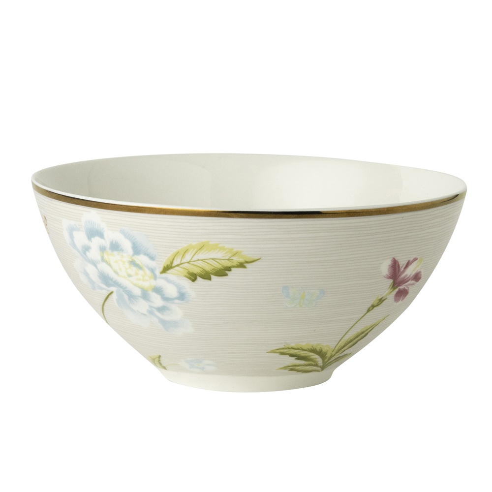 Μπολ Πορσελάνης New Bone China 16,4×16,4×7,5 εκ. Laura Ashley Heritage Cobblestone Pinstripe LA180516 - 2