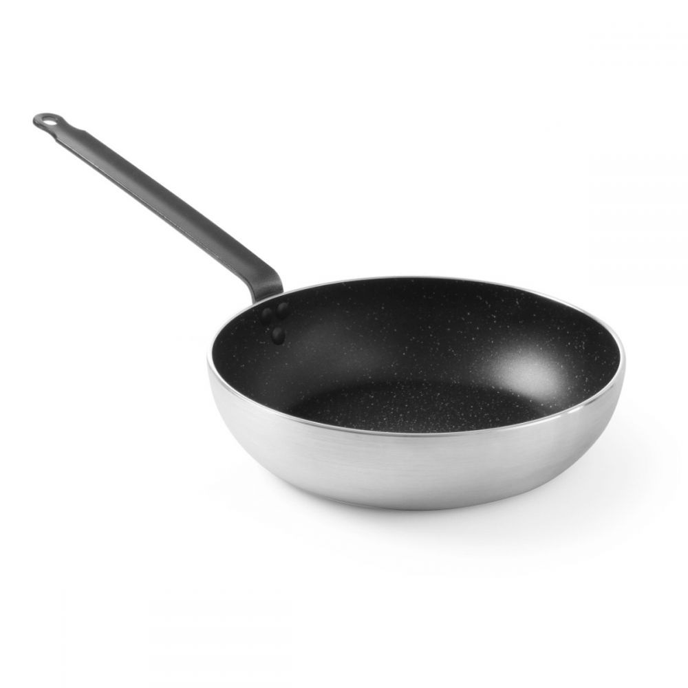 Τηγάνι WOK Αντικολλητικό Φ28cm Αλουμινίου 75xH7,5cm Marble Professional 627730 Hendi 30.41335 - 