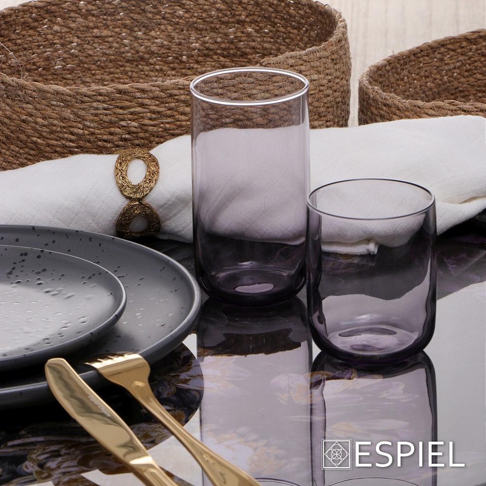 Ποτήρι Γυάλινο Long Drink Μώβ 365ml Ø6,9xH12,9cm Iconic Pasabahce SP420805G6V - 2