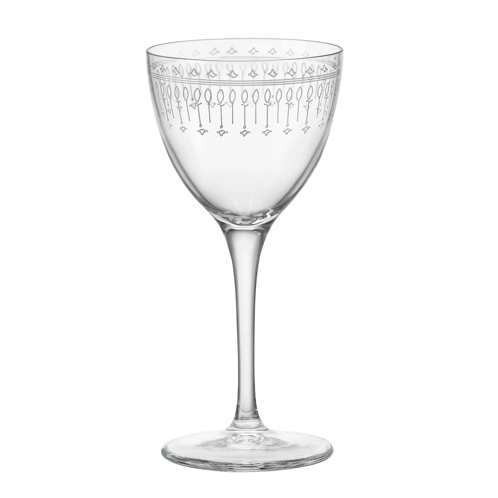 Ποτήρι Γυάλινο Nick & Nora 155ml Ø7,4xH15,5cm Novecento Art Deco Bormioli Rocco 00.10068 - 1