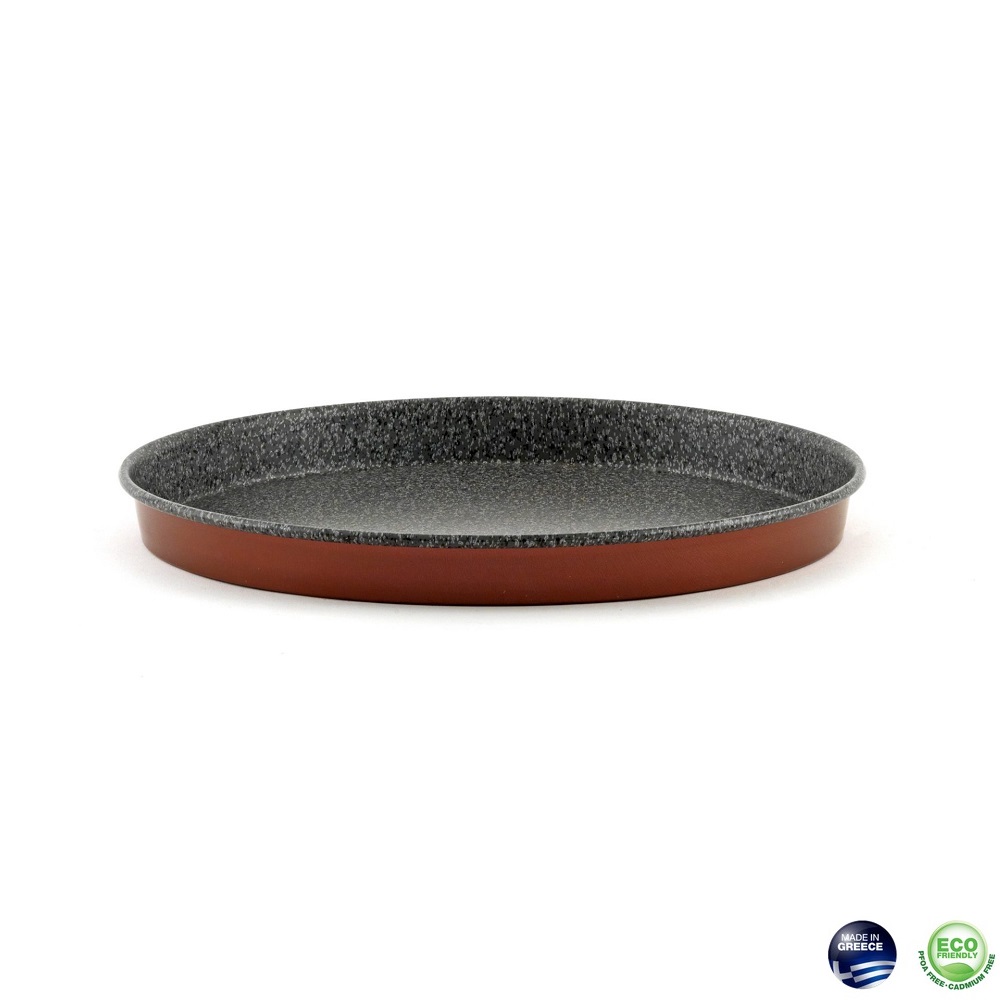 Ταψί Πίτσας Αλουμινίου Στρογγυλό Βαθύ Νο34 Keystone 04.90.34 - 