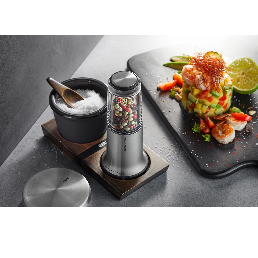 Δοχείο Μπαχαρικών & Αλατιού 150ml Ø8,5cm Stoneware Μαύρο X-Plosion Gefu 34636 - 5