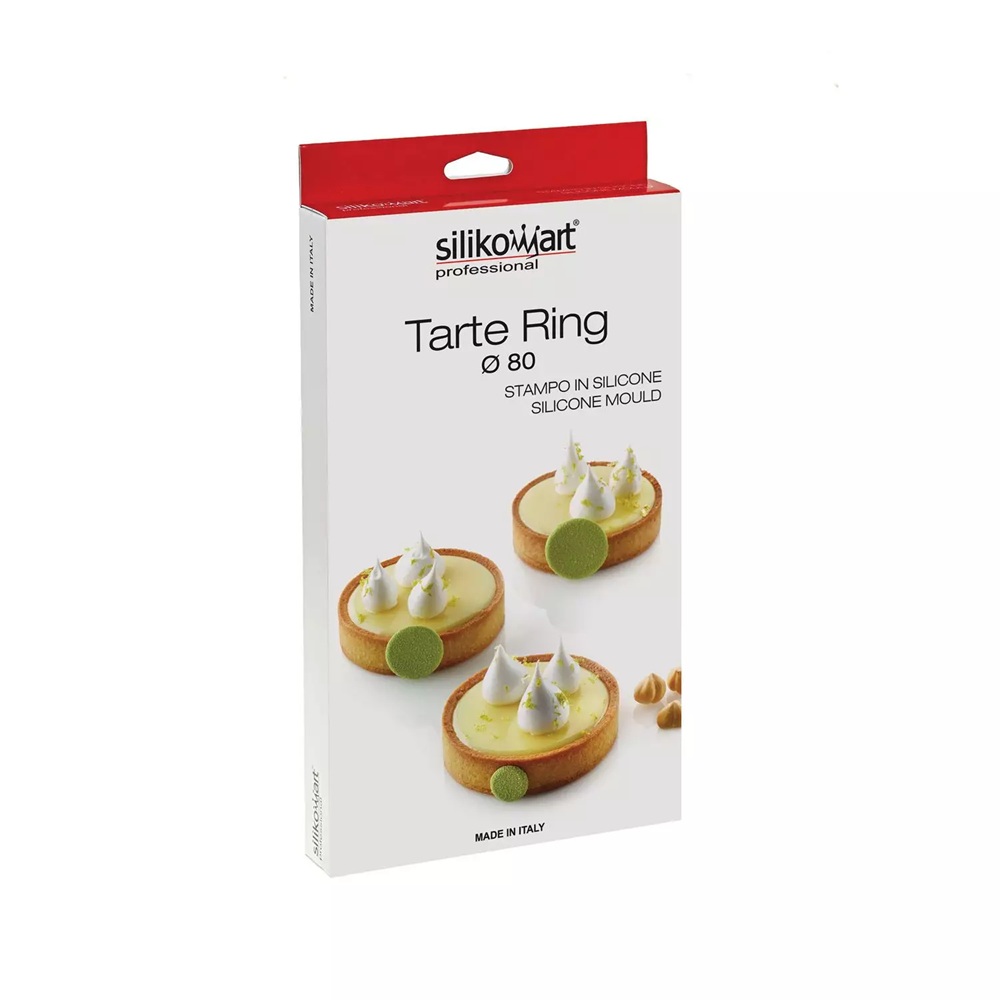 Τσέρκι Ζαχαροπλαστικής Θερμοπλαστικό Στρογγυλό Ø80x20mm Σετ 6 Τεμ. Silikomart Professional 52.243.20.0165 - 4