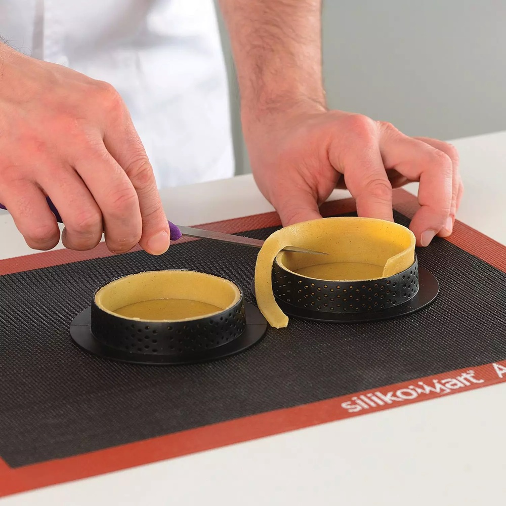 Τσέρκι Ζαχαροπλαστικής Θερμοπλαστικό Στρογγυλό Ø80x20mm Σετ 6 Τεμ. Silikomart Professional 52.243.20.0165 - 5