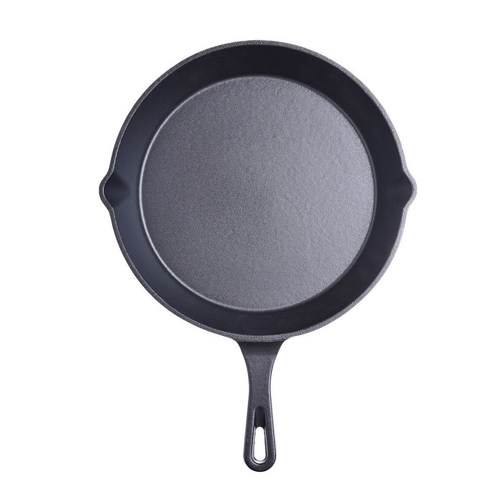 Τηγάνι Μαντεμένιο Φ26cm Μαύρο Iron Series εstia Home Art 01-4477 - 2