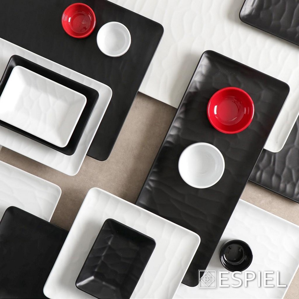 Μπολάκι-Ντιπάκι Μελαμίνης Στρογγυλό Μαύρο Ø6xH2,5cm Tria MLM513K240 - 4