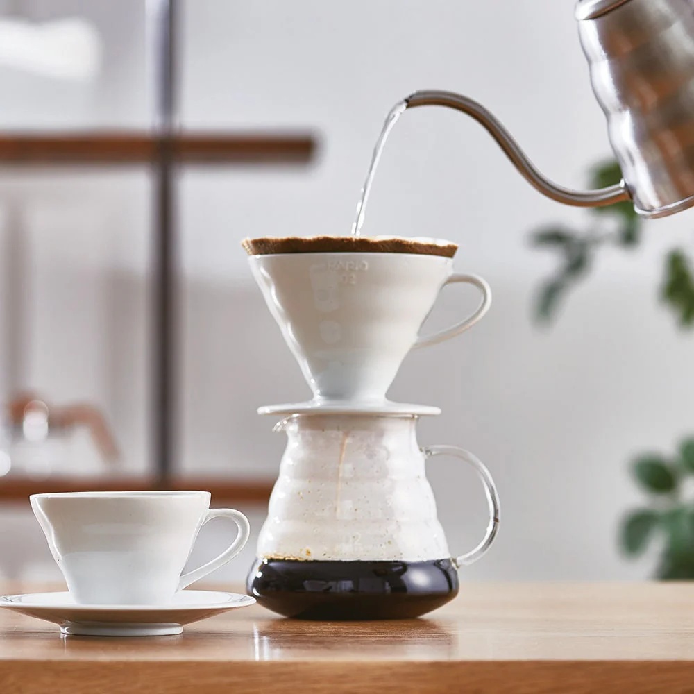 Hario V60 Coffee Dripper 02 Κεραμικό Λευκό 21008 - 2