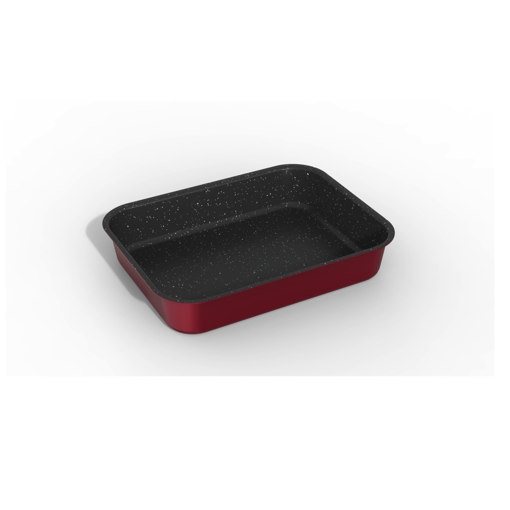 Ταψί Αλουμινίου Ορθογώνιο Νο30 Κόκκινο Electra Granite Keystone 06.87.30 - 2
