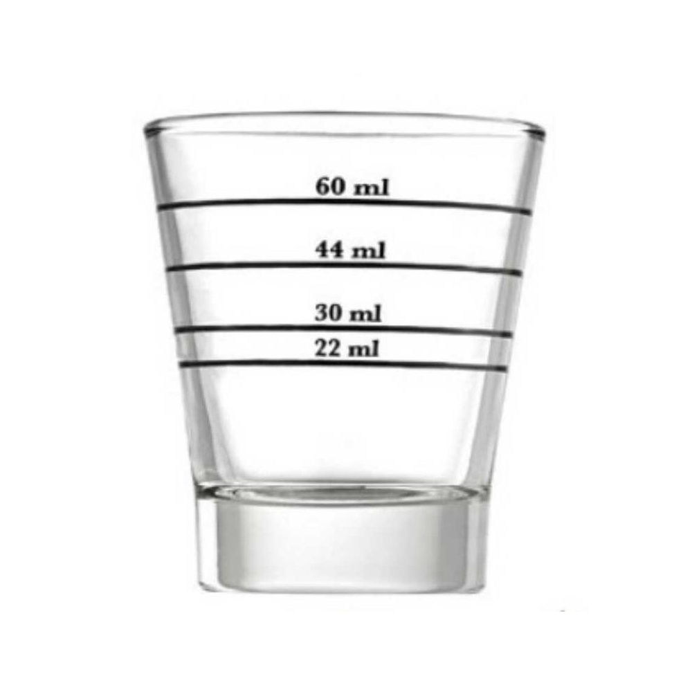 Ποτήρι Μεζούρα Espresso Γυάλινο 60 ml Made in Italy Motta 01412/00 - 3
