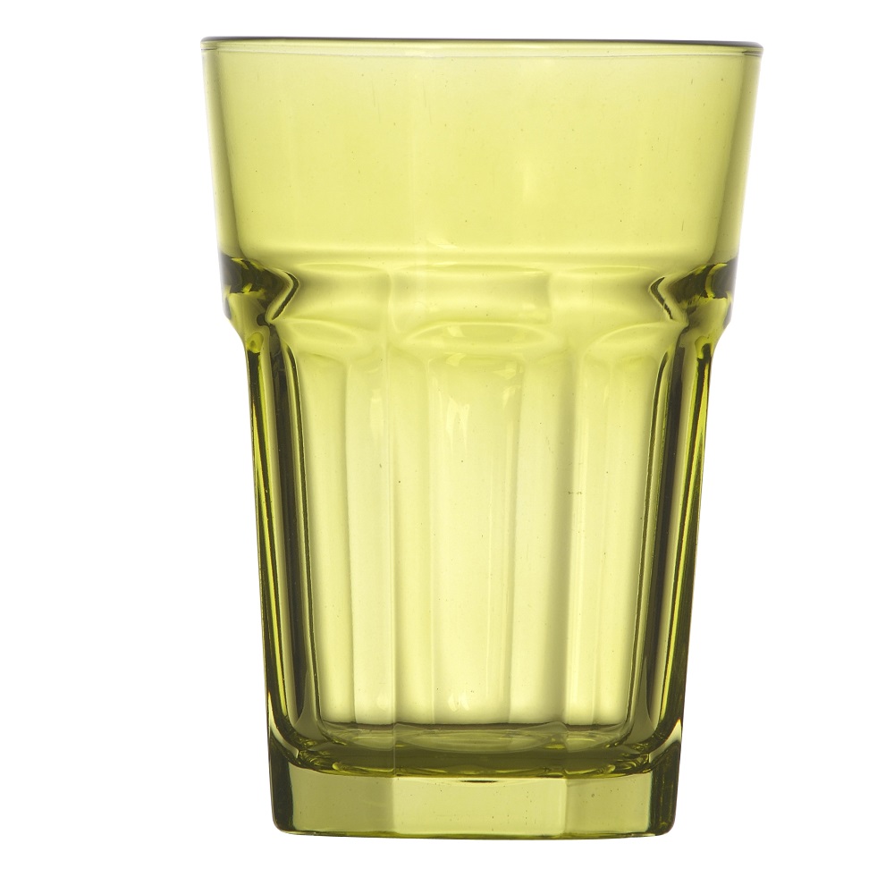 Ποτήρι Νερού Γυάλινο Πράσινο 350ml Ø8,4xH12,1cm Marocco Uniglass 51031CF03 - 1