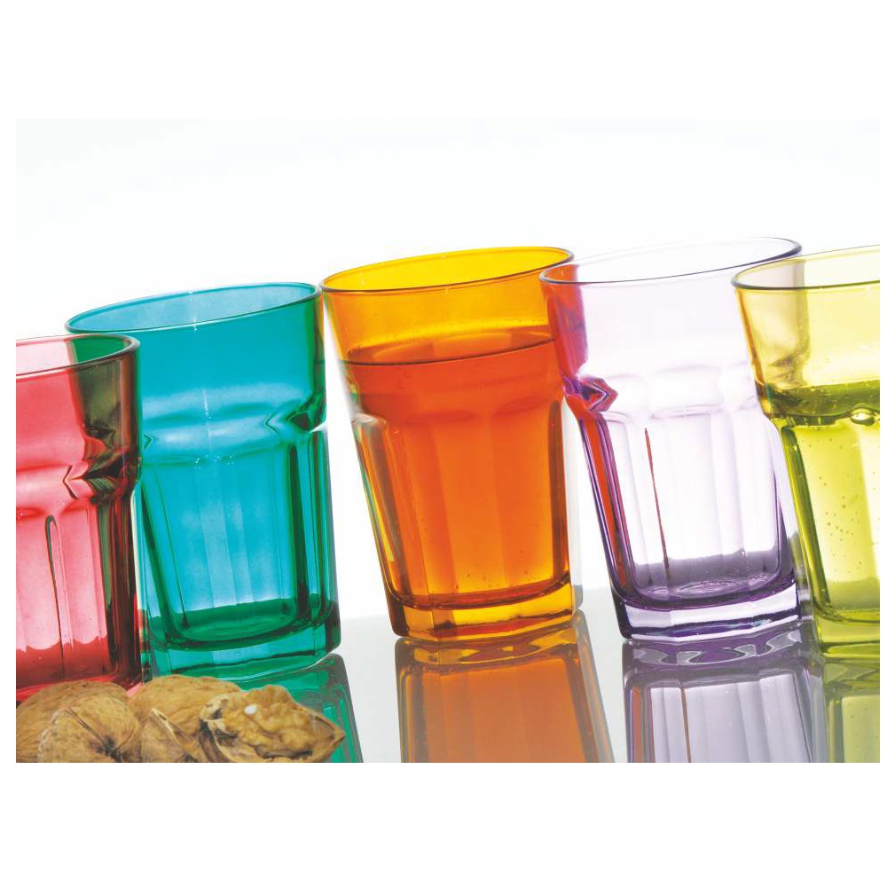 Ποτήρι Νερού Γυάλινο Μπλέ 350ml Ø8,4xH12,1cm Marocco Uniglass 51031CF26 - 2