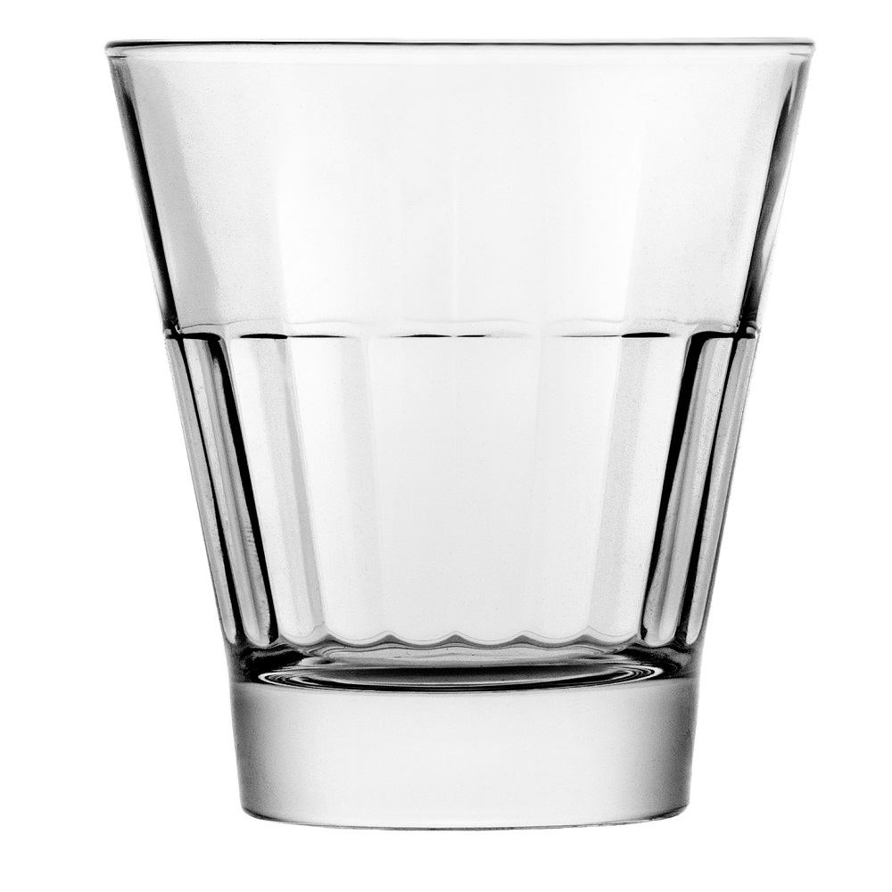 Ποτήρι Whisky Γυάλινο Διάφανο 285ml Ø8,8xH9,8cm Linear Uniglass 53060 - 1